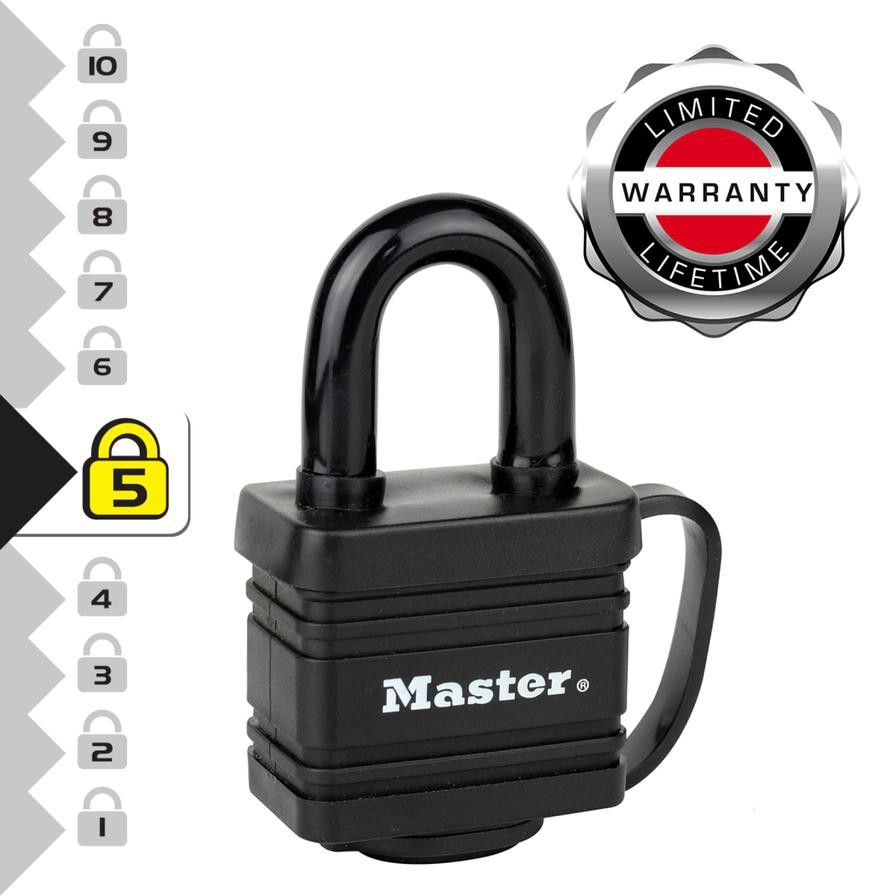 Master Lock Laminated Steel Padlock W/Keys (7.8 x 4 x 2.9 cm)