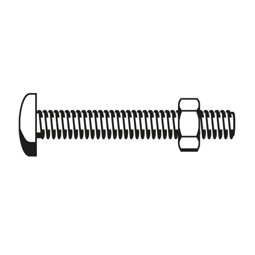 Suki Steel Roofing Bolt (M6 x 2 cm)