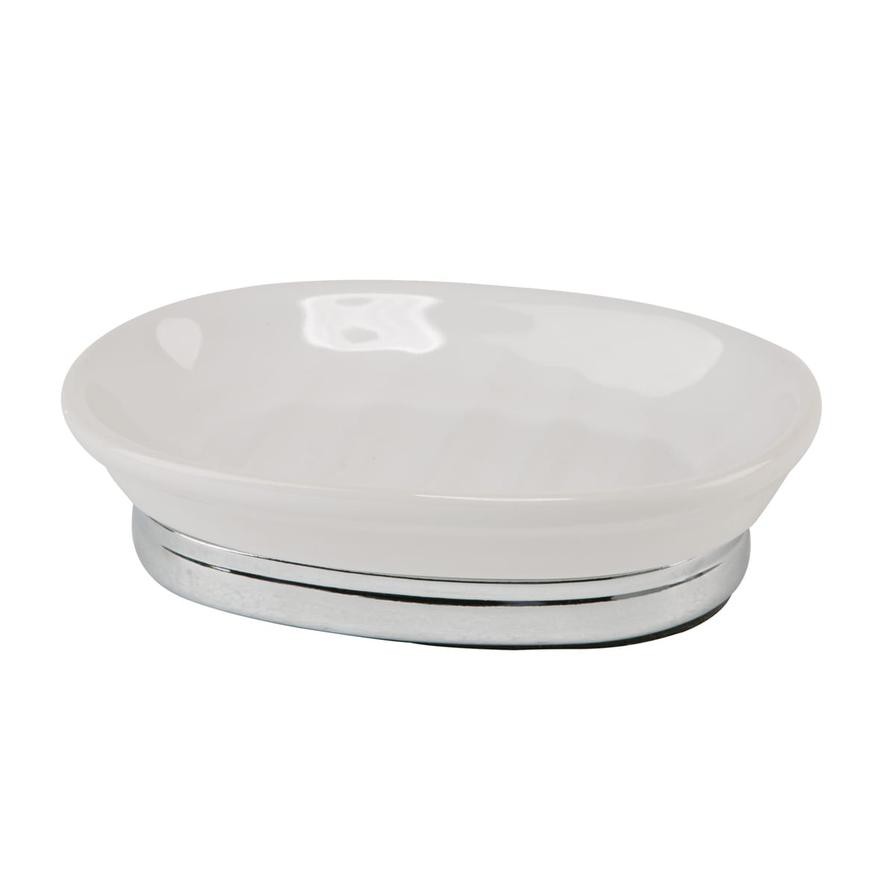 Interdesign York Oval Soap Dish (16 x 11 x 10 cm)