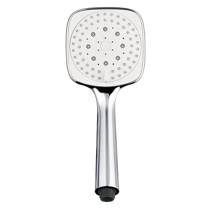 GoodHome Teesta Plastic 3-Spray Pattern Shower Head (110 x 56 mm)