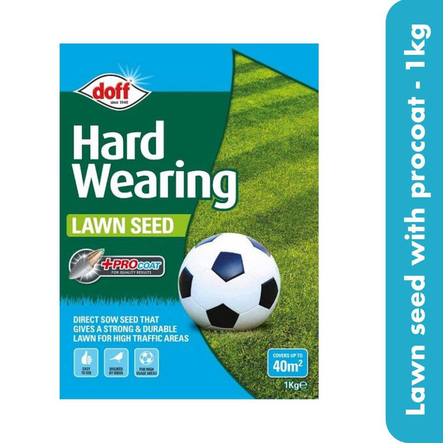 Doff Hardwearing Lawn Seed (1 kg)