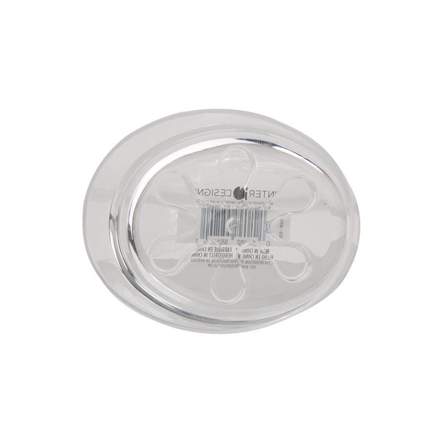 Interdesign Eva Soap Dish (12 x 13 x 10 cm, Clear)