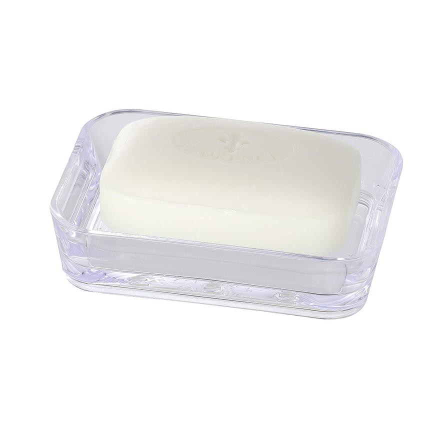 Wenko Candy Soap Dish (12 x 9 x 3 cm, Clear)