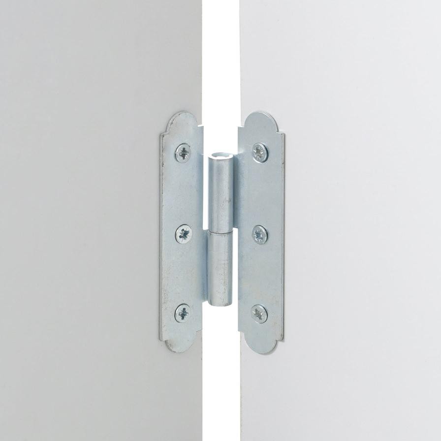 Suki Galvanized Steel Straight Right Butt Hinge Pack (9 cm, 2 Pc.)