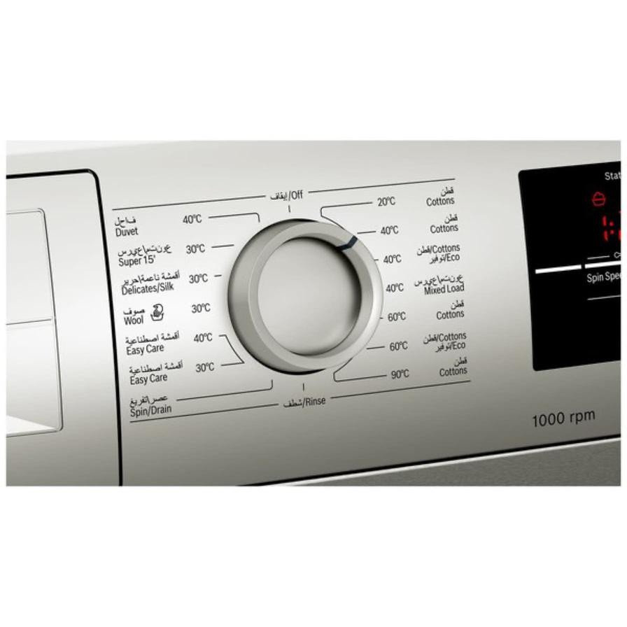 Bosch 8 Kg Serie 2 Freestanding Front Load Washing Machine, WAJ2018SGC (1000 rpm)