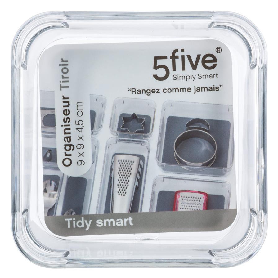 5five Tidy Smart Drawer Organizer (9 x 9 x 4.5 cm)