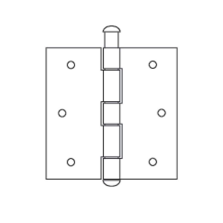 مفصلة فولاذية سوكي (6.5 × 6.5 سم)