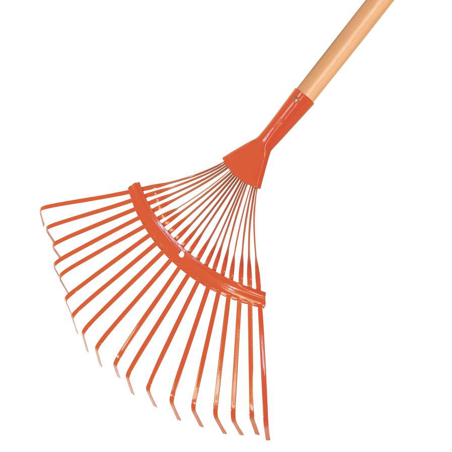 Tramontina Steel Leaf Rake W/18 Teeth & Handle (120 cm)