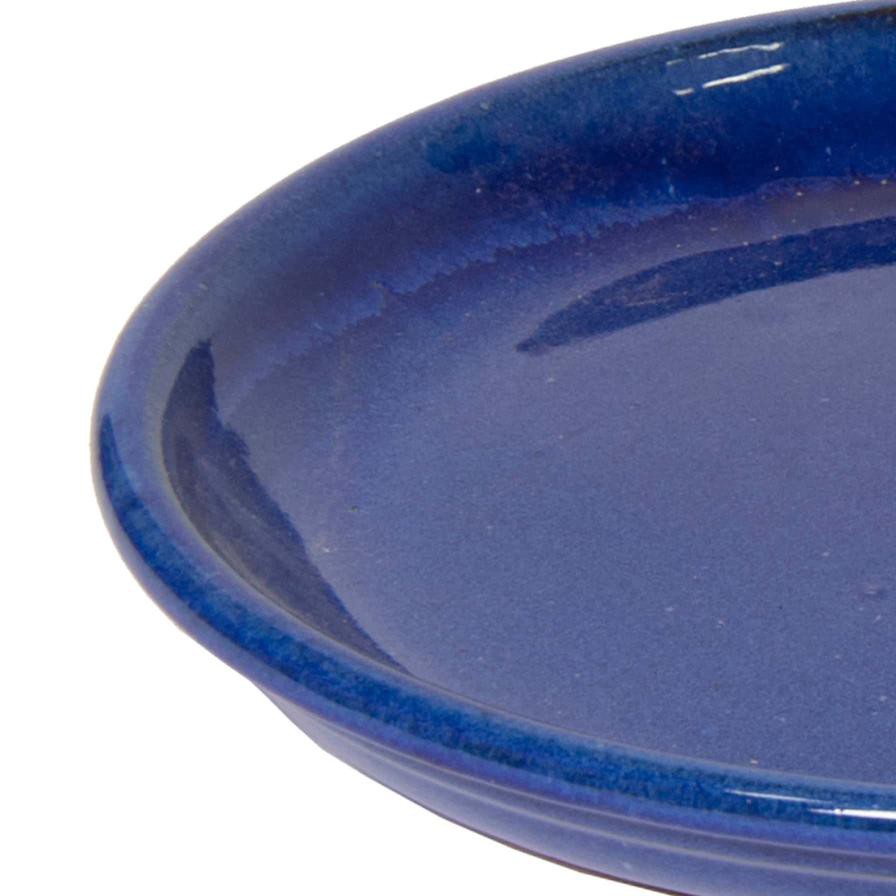 Glazed Terracotta Plant Saucer Generic (23 x 23 x 3 cm, Medium)