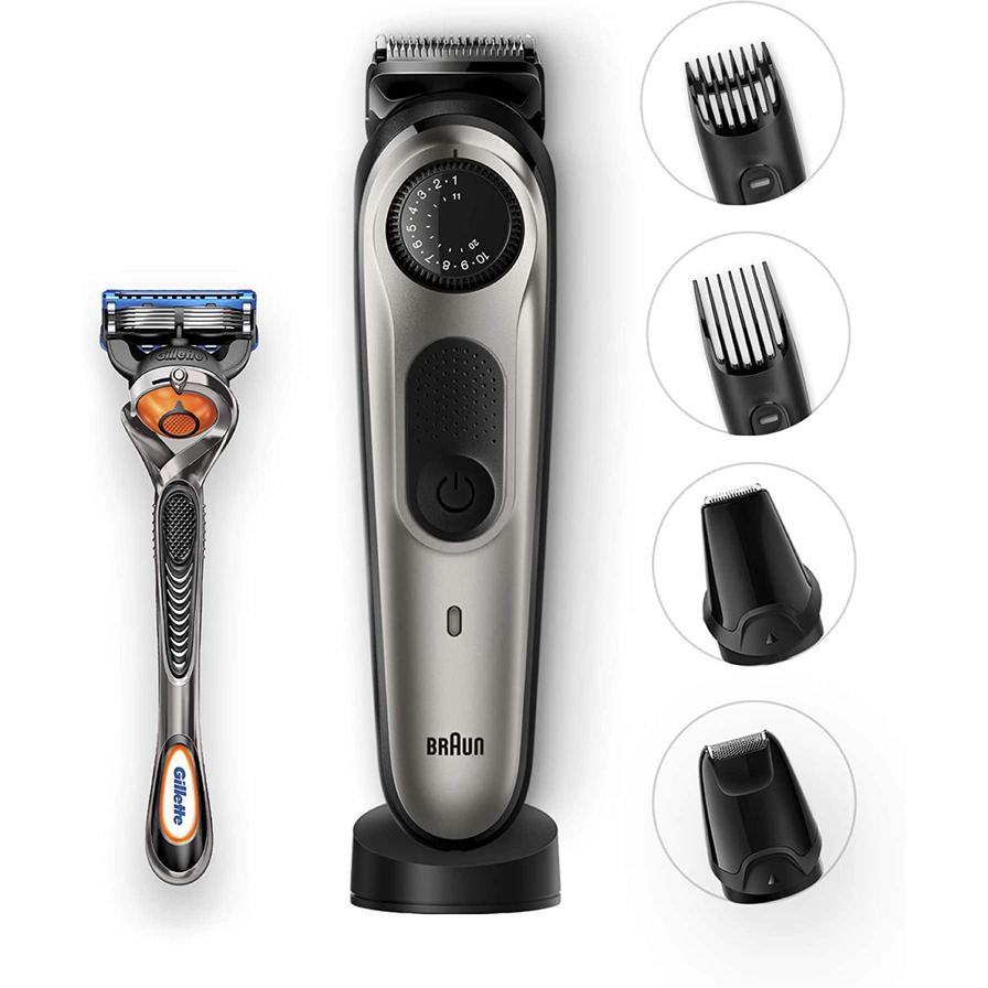 Braun Beard Trimmer & Hair Clipper Set, BT7940TS (9 Pc.)