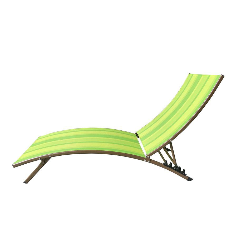 Domoco Folding Beach Chaise Lounge (170 x 54 x 98 cm)