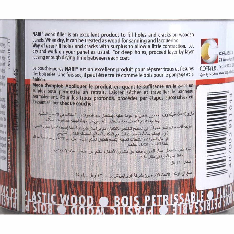 Nari Plastic Wood Filler (450 ml, Light Oak 17)