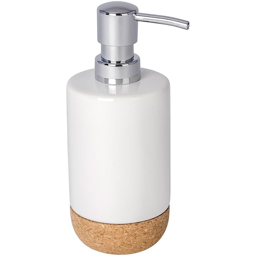 Wenko Soap Dispenser Cork (9 x 7.5 cm, White)