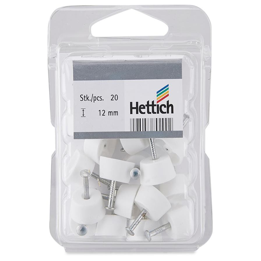 Hettich Support for Wooden Shelf (White, Pack of 20)