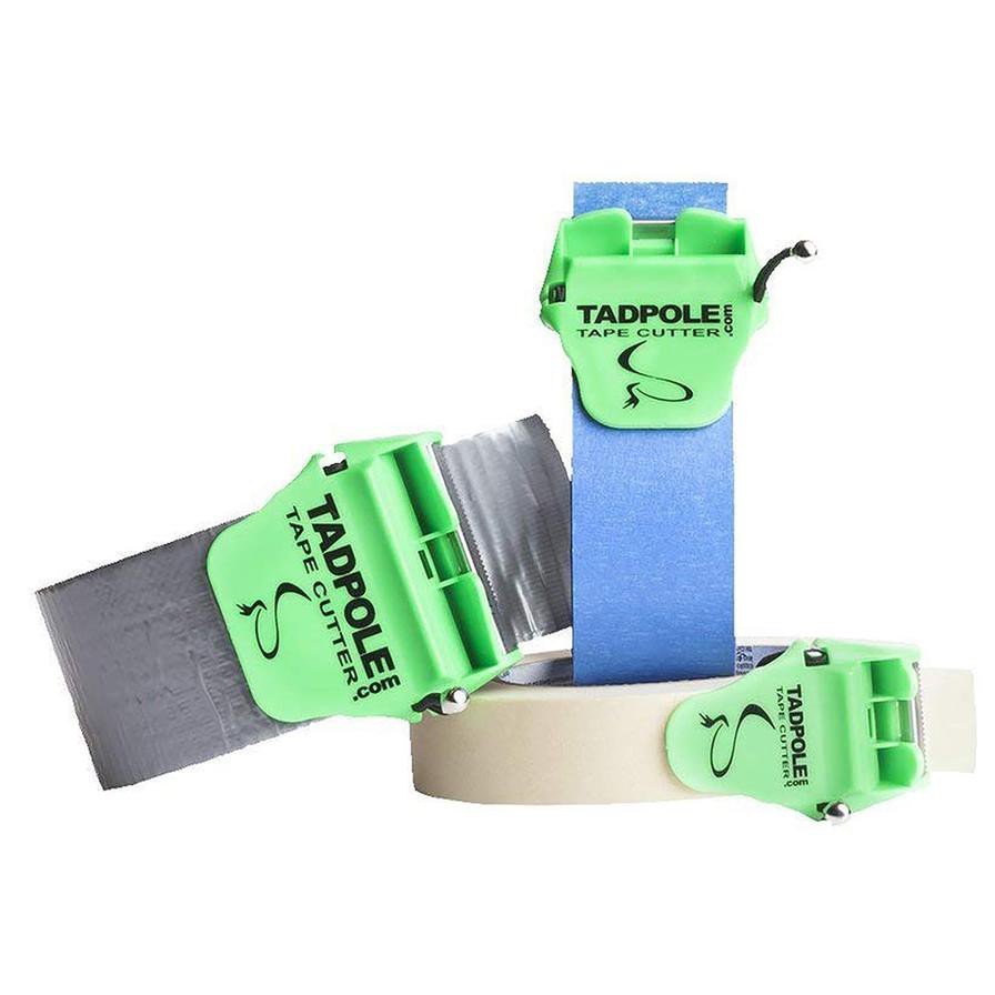 Tadpole Tape Cutter (5.08 x 5.08 cm, Green)