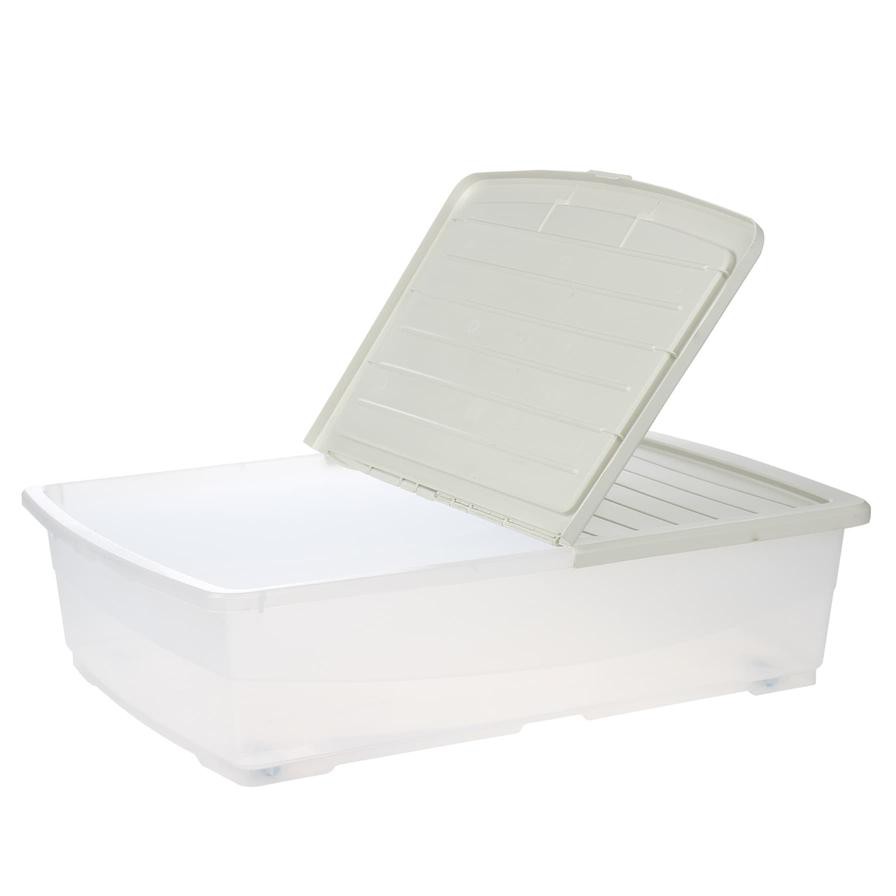 Cosmoplast Plastic Under Bed Storage Box (45 L, 70 x 50 x 18 cm )