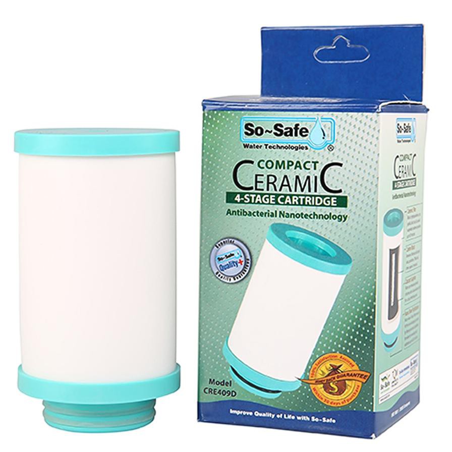 So Safe Compact Ceramic Water Purifier Cartridge (10.2 cm)