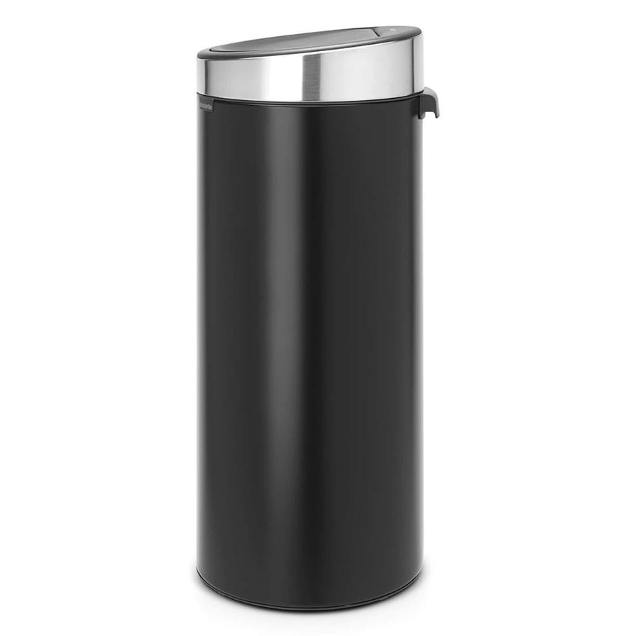 Brabantia Touch Bin with Fingerprint Proof Lid (30 L, Black)