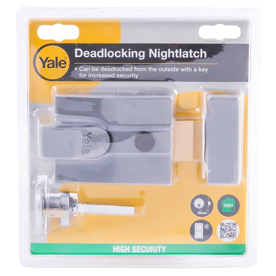 Yale Deadlocking Nightlatch W/Key, P89 (6 cm)