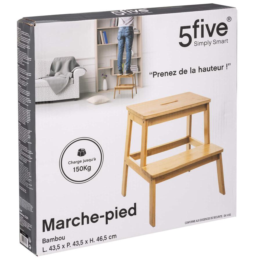 5five Bamboo 2 Steps Utility Stool