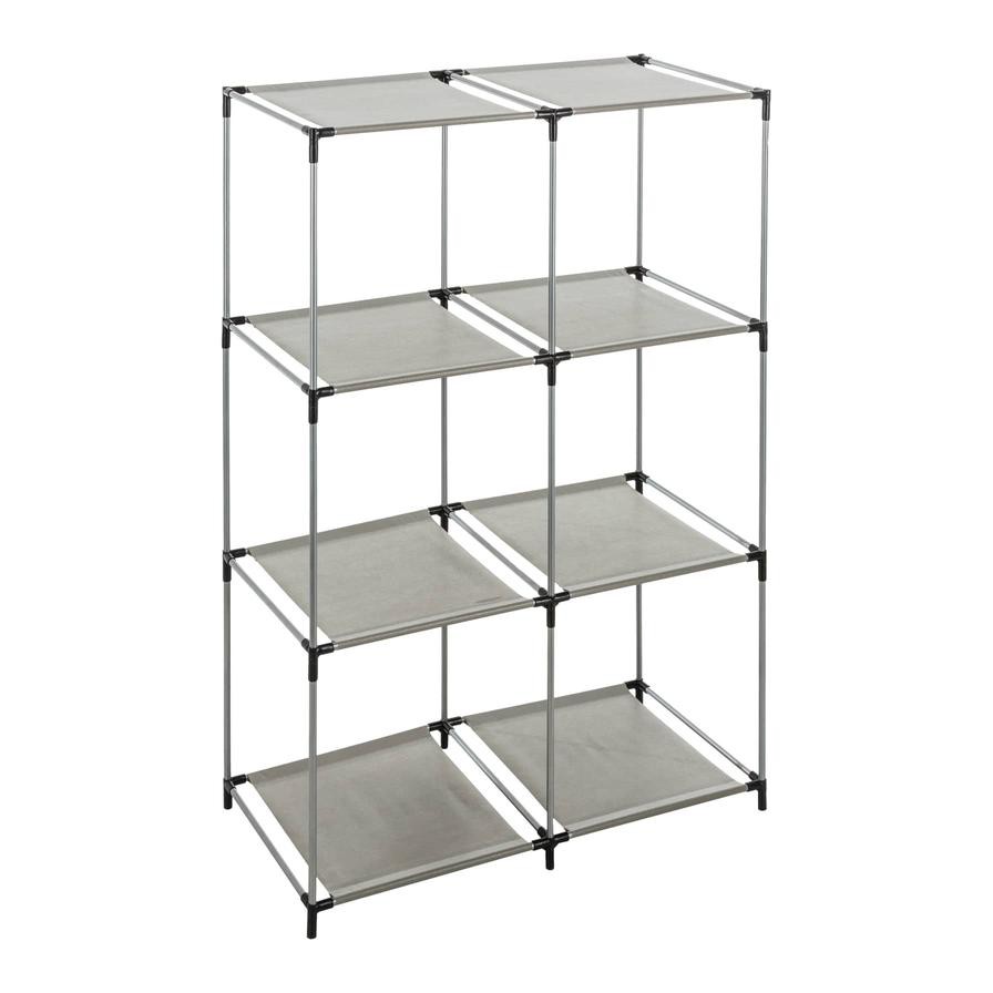 5five Metal 6 Compartment Storage Shelf (68.50 x 34.50 x 104 cm)