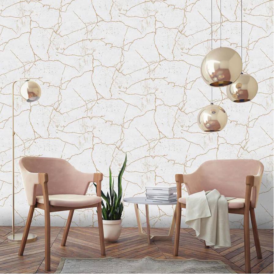 Graham & Brown Empress Vinyl Coated Kintsugi Wallpaper, 104869