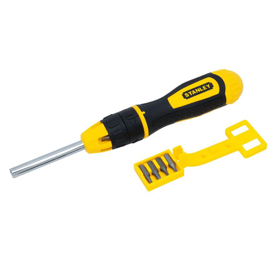 Stanley Multibit Ratchet Screwdriver Set W/ 10 Bits