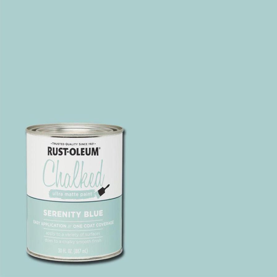 Rustoleum Chalked Ultra Matte Paint (887 ml, Serenity Blue)