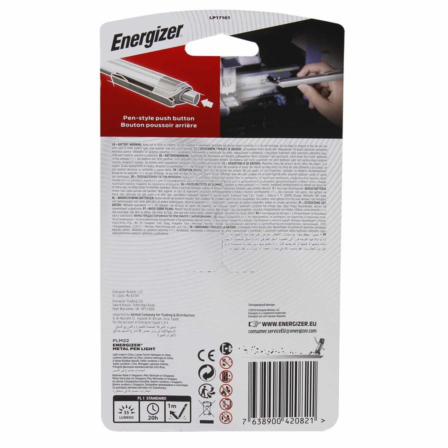 Energizer Metal Penlight, PLM22