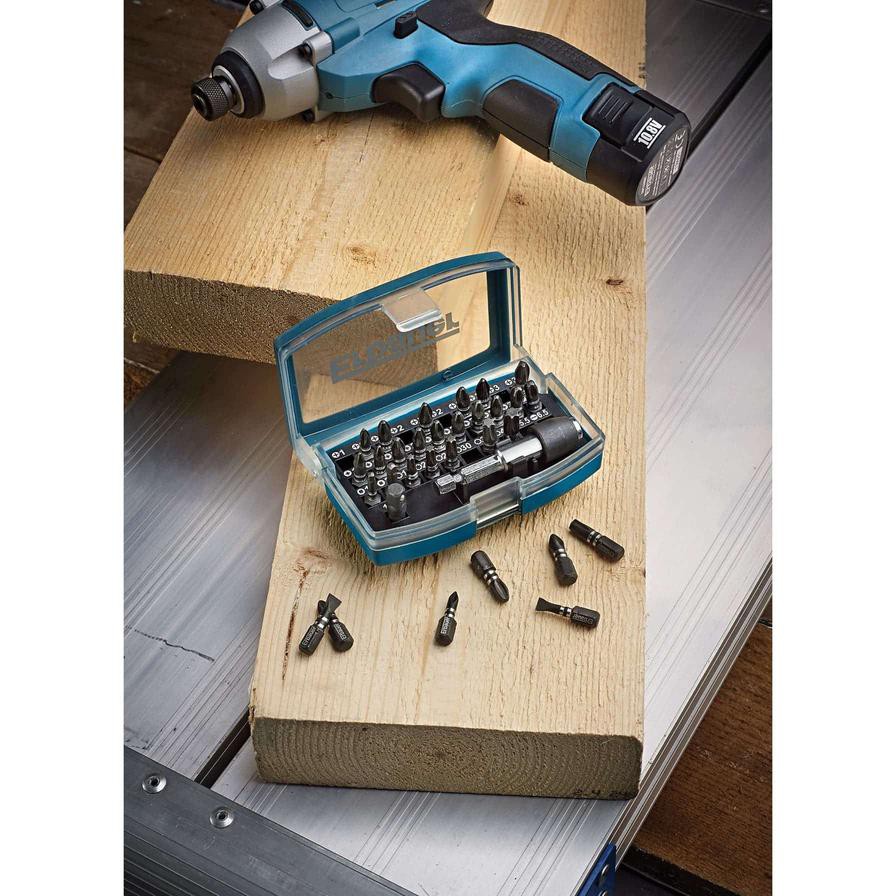 Erbauer Heavy Duty Mixed Screwdriver Bit Set (32 Pc.)