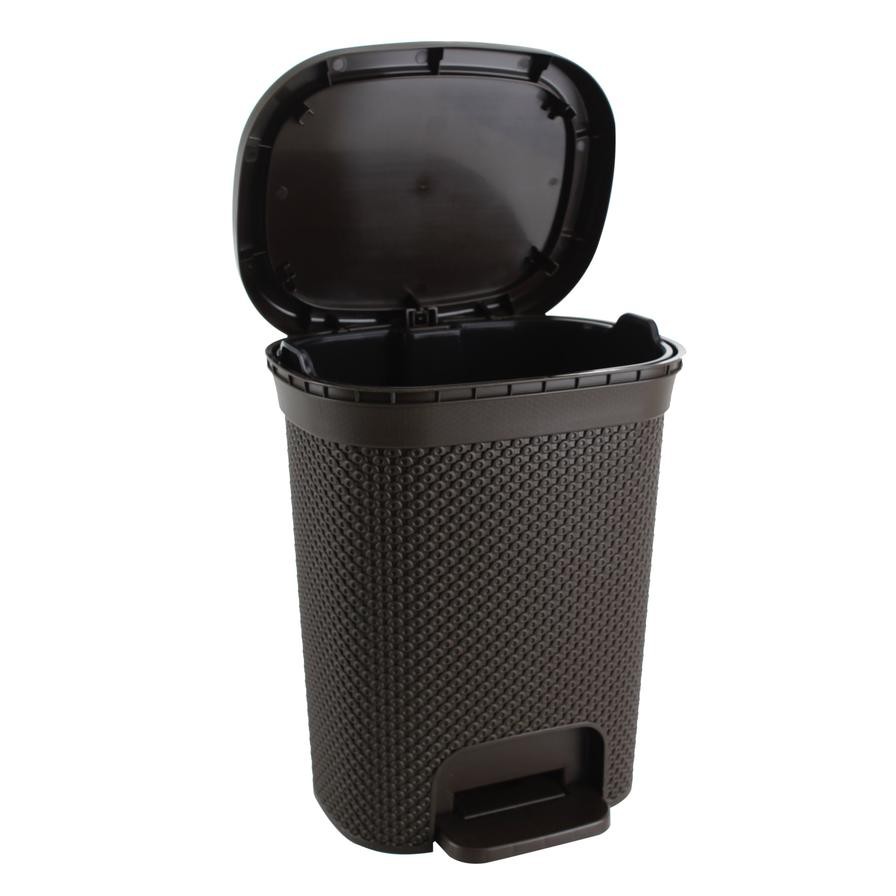 Hobby Life Plastic Diamond Pedal Dustbin (6.5 L, 19.5 x 25 x 30.5 cm)