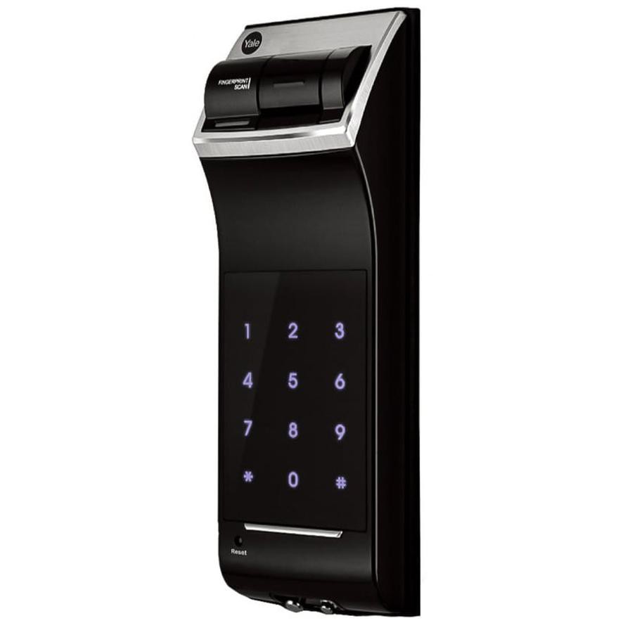 Yale Premium Biometric Fingerprint/Keypad Door Lock (2 x 7 x 16 cm, Black)