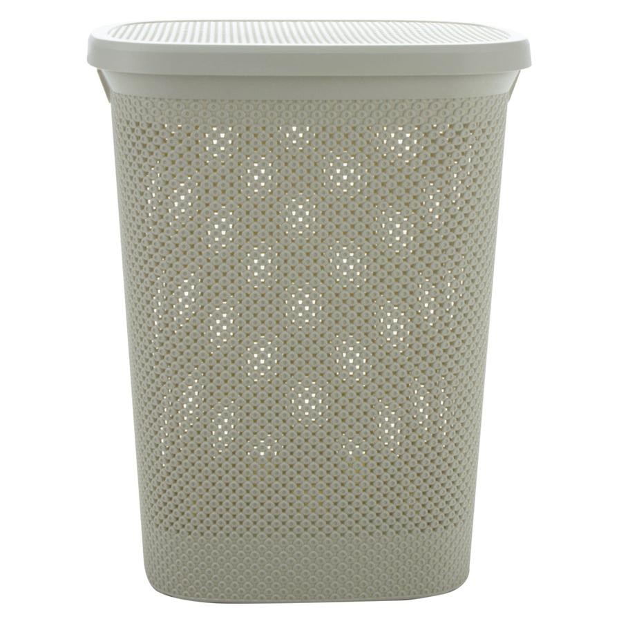 Hobby Life Diamond Plastic Laundry Basket (60 L)