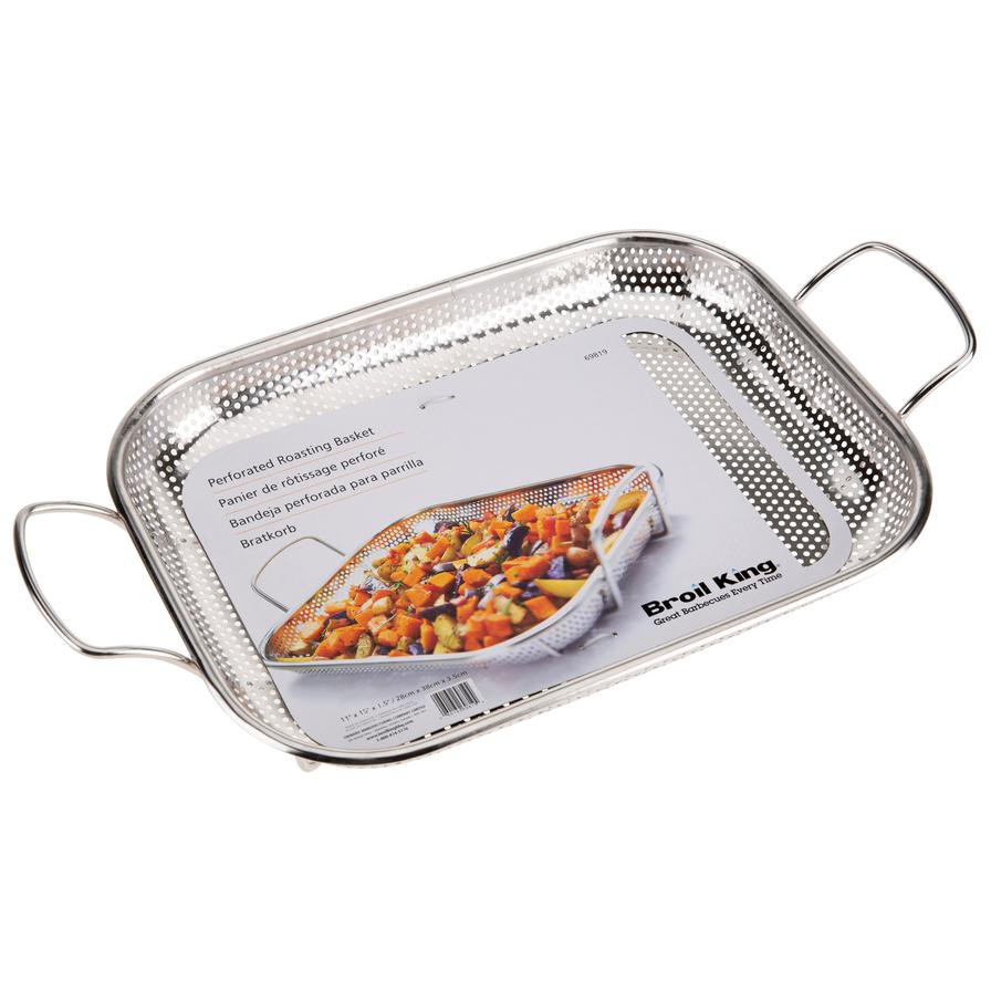 Broil King Roaster Basket (44 x 27 x 10 cm, Silver)