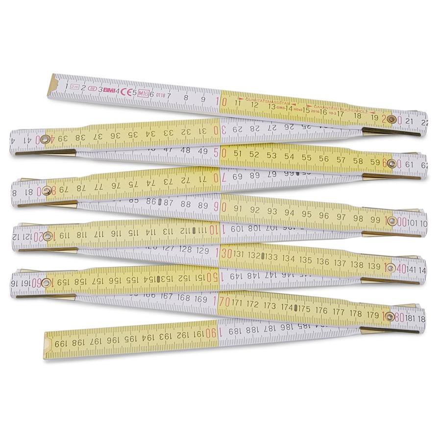 Suki Folding Wooden Ruler (2 m)