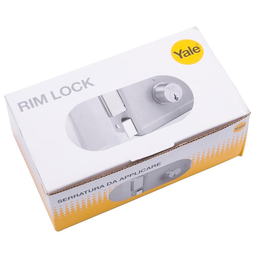 Yale Wooden Door Rim Lock (Gray)