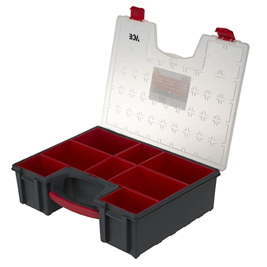 Ace Plastic Organizer (42 cm, Red & Black)