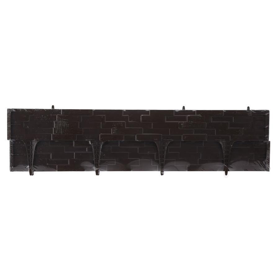 Garden Plast Stone Palisade (3 pcs, 2.4 m, Dark Brown)