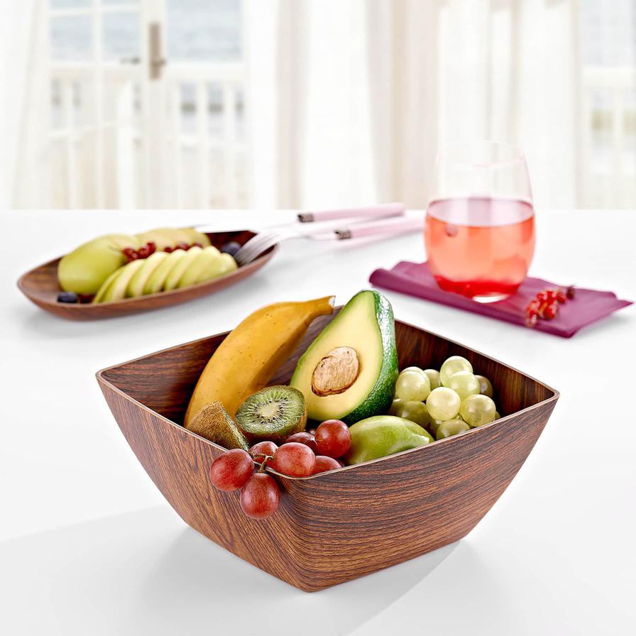 Evelin Square Bowl, Medium (19.5 x 9.5 x 19.5 cm)