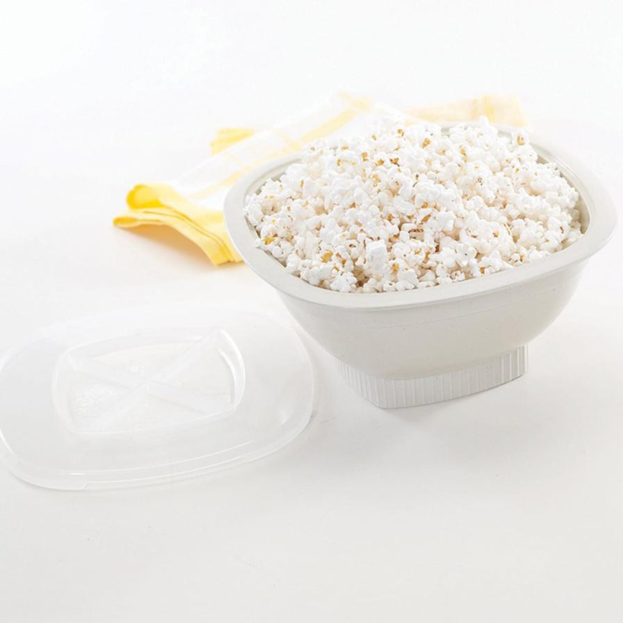 Nordic Microwave Popcorn Popper (25.4 x 15.2 x 25.4, White)