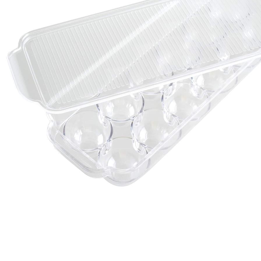 Happy Mom Plastic Refrigerator Egg Tray W/Lid