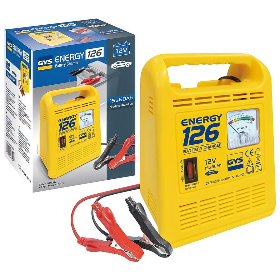 GYS ENERYGY 126 Battery Charger & Tester (Yellow)