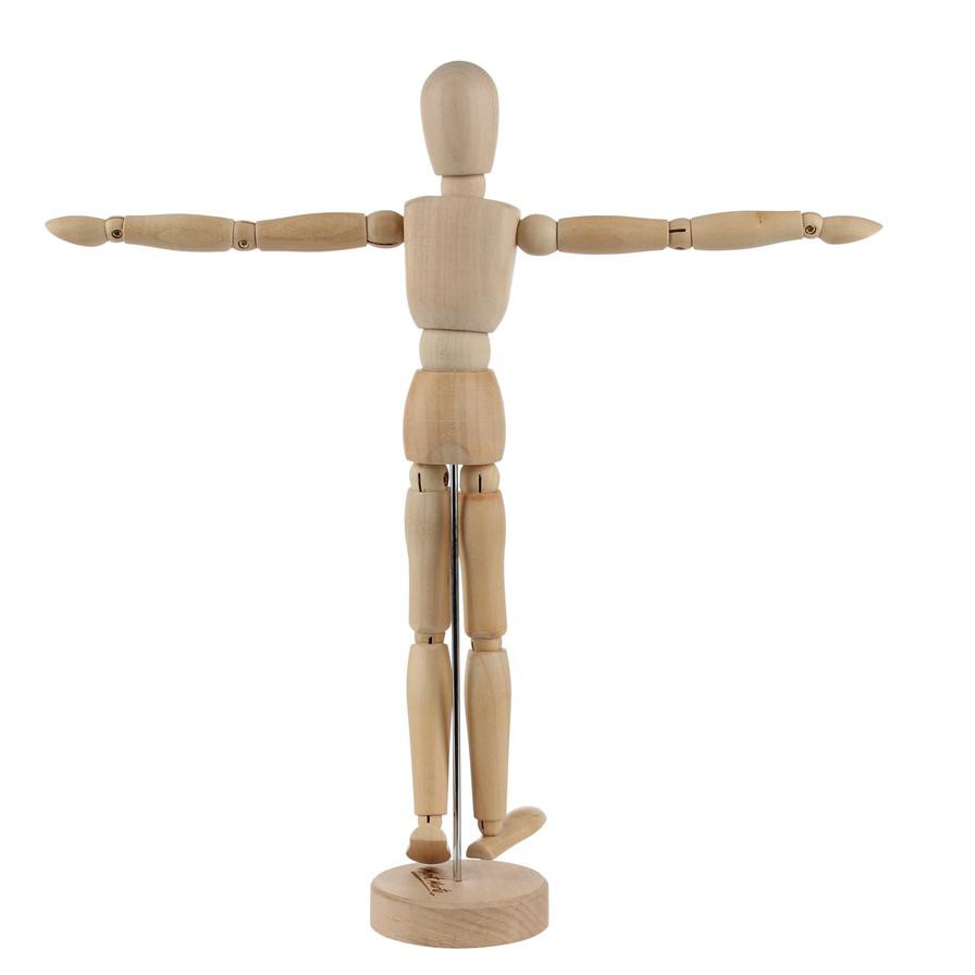 Mont Marte Wooden Male Drawing Mannequin (30 cm)