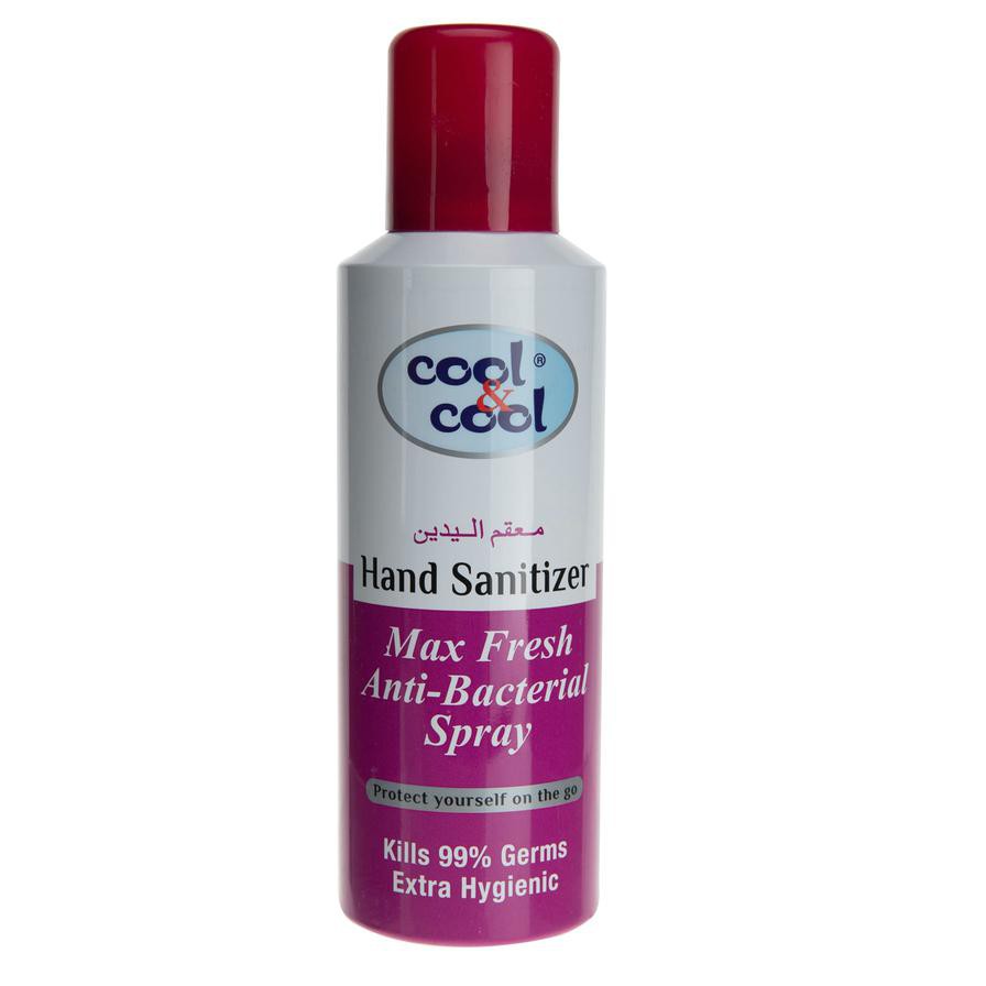 Cool & Cool Max Fresh Hand Sanitizer Spray (200 ml, 3 Pc.)