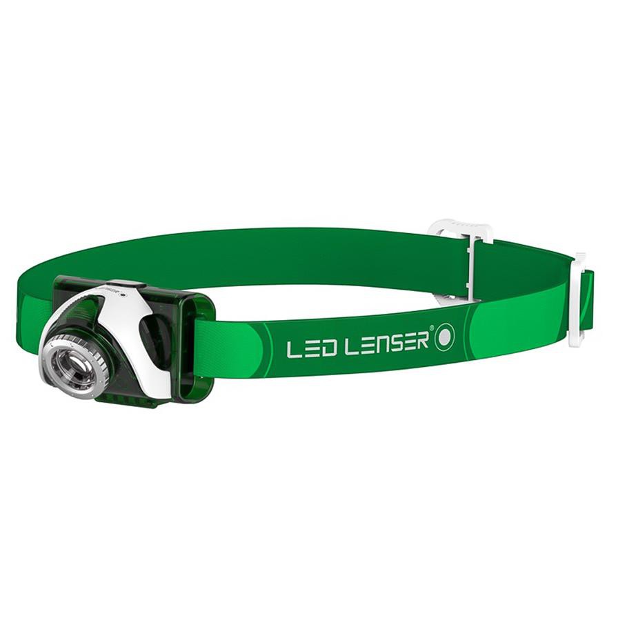 Ledlenser SEO3 Headlamp (100 lumens, Green)