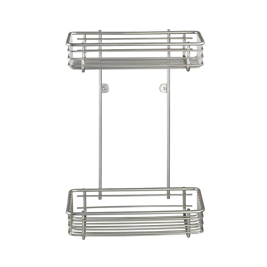 Wenko Milano 2-Tier Bathroom Rack (25 x 12 x 37 cm)