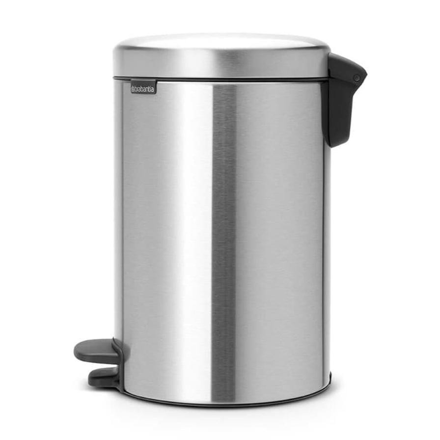 Brabantia NewIcon Pedal Bin (25.1 x 41.1 cm, 12 L, Matt Steel)