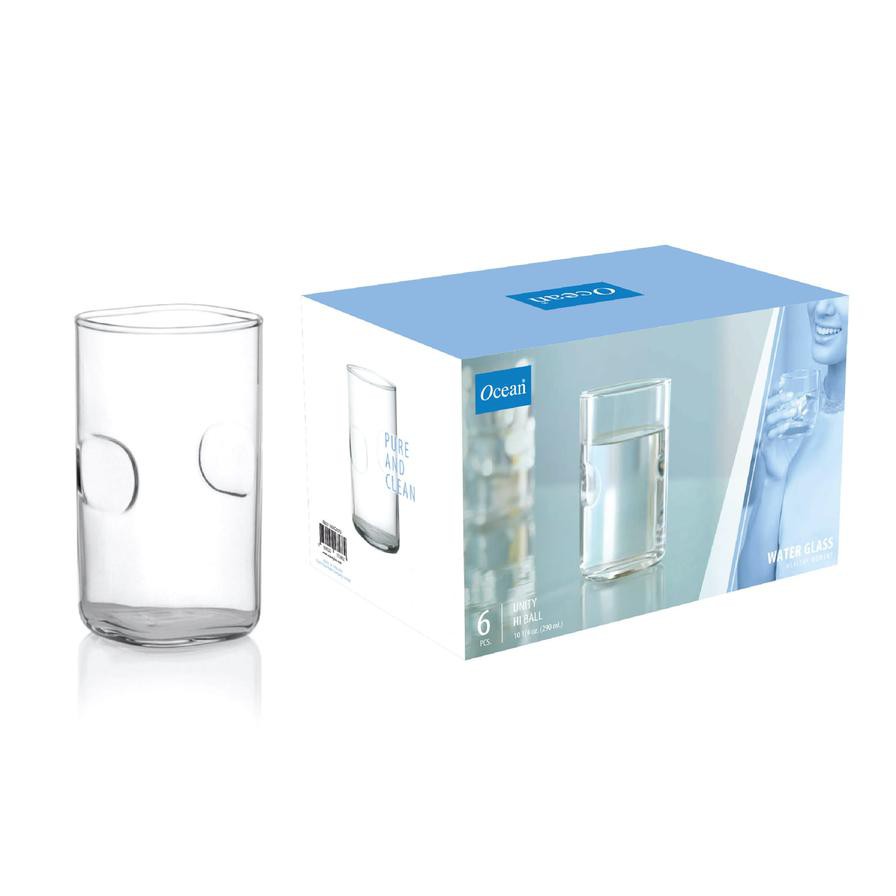 Ocean Unity Hi-Ball Glass Set (290 ml, 6 pcs)