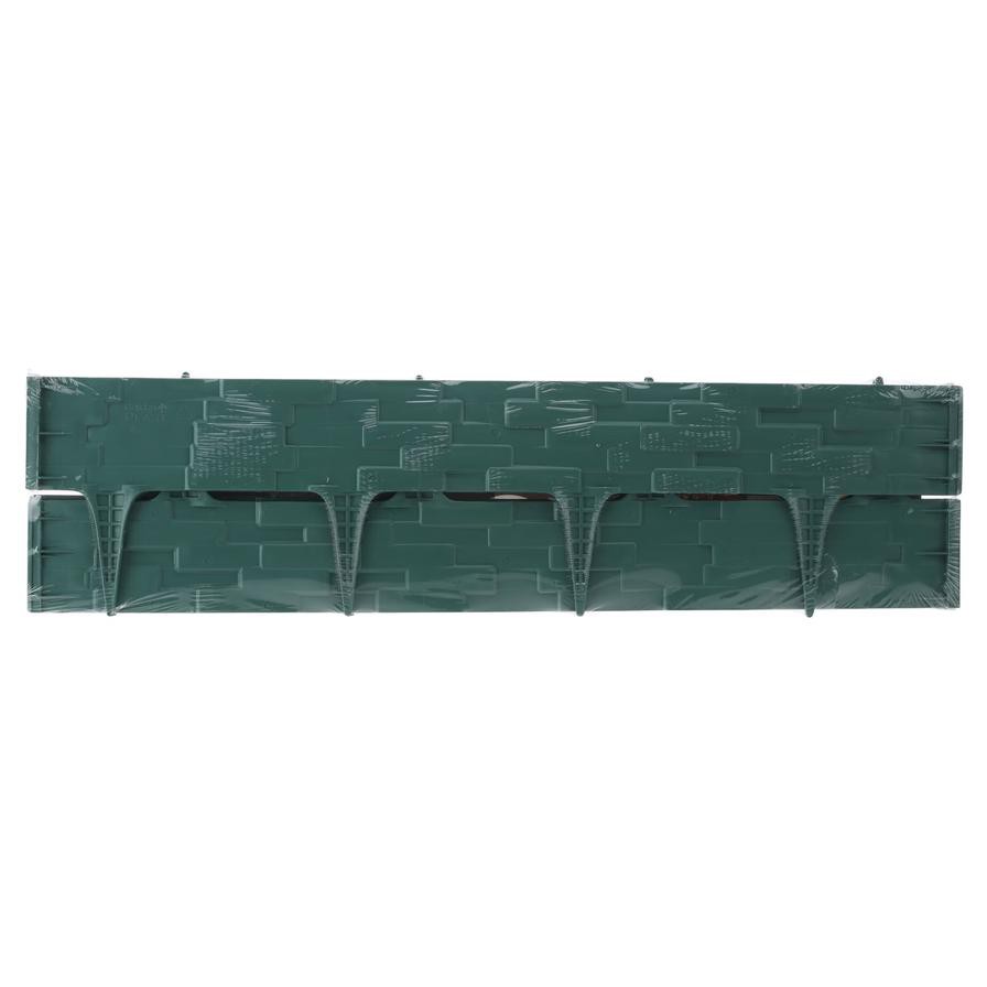 Garden Plast Stone Palisade (4 pcs, 3.2 m, Green)