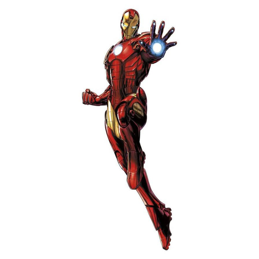 RoomMates Iron Man With Glow Wall Decal (59.9 x 130.04 cm)